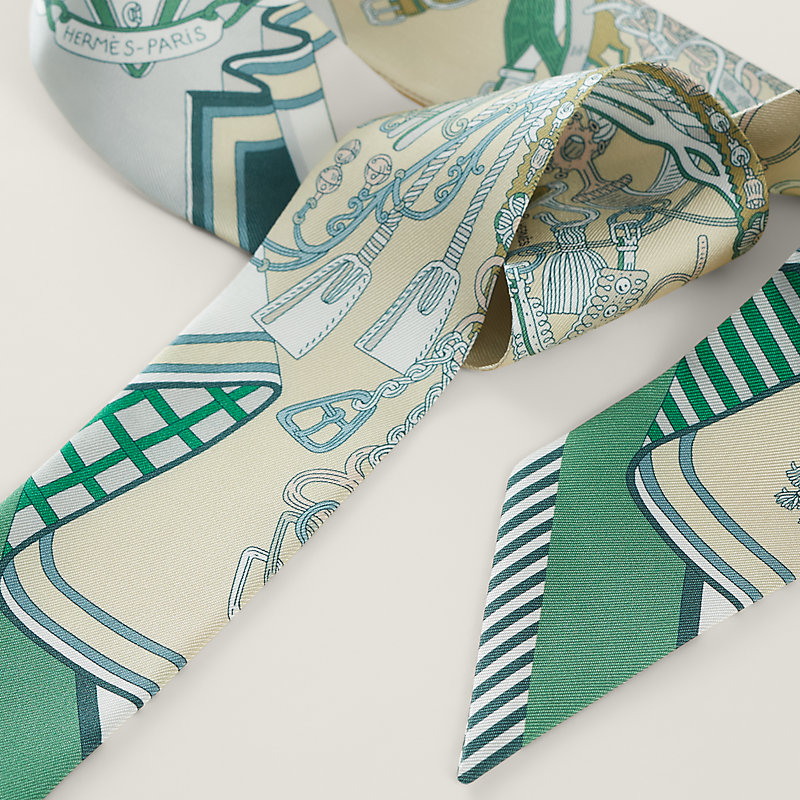 Twilly 《鞍職人の花束》 - グリーン | Hermès - エルメス-公式サイト